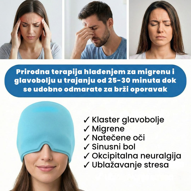 Ortomed IceCompress™ – Kapa za Glavobolju i Migrenu
