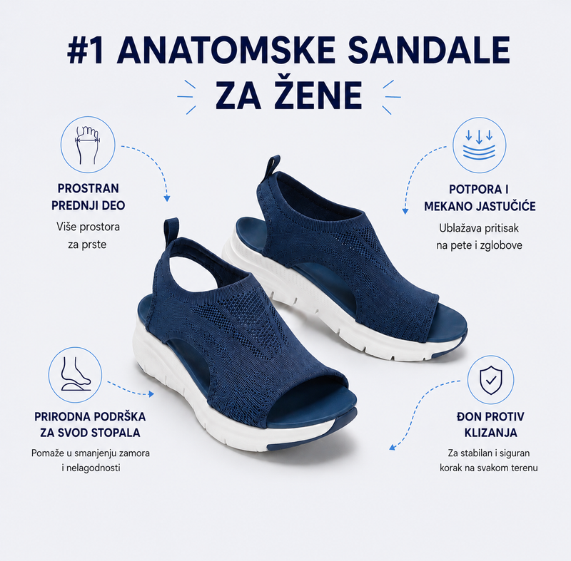 Ortomed ženske sandale EASY STEP